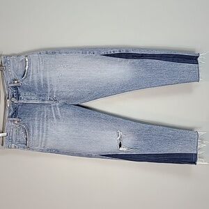 Citizens of Humanity Liya High Rise Classic Fit Crop Jeans Sz 31 Shadow Seam